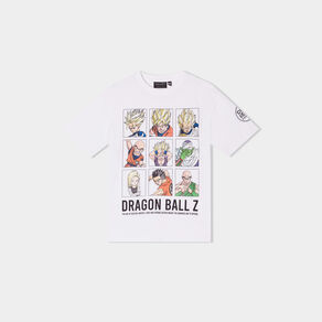 T-shirt manches courtes Dragon Ball Z blanc garçon