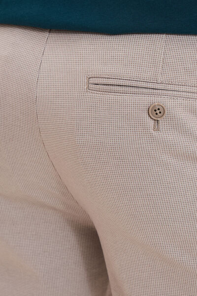 Pantalon chino slim beige clair homme
