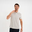 Polo droit manches courtes coton blanc homme