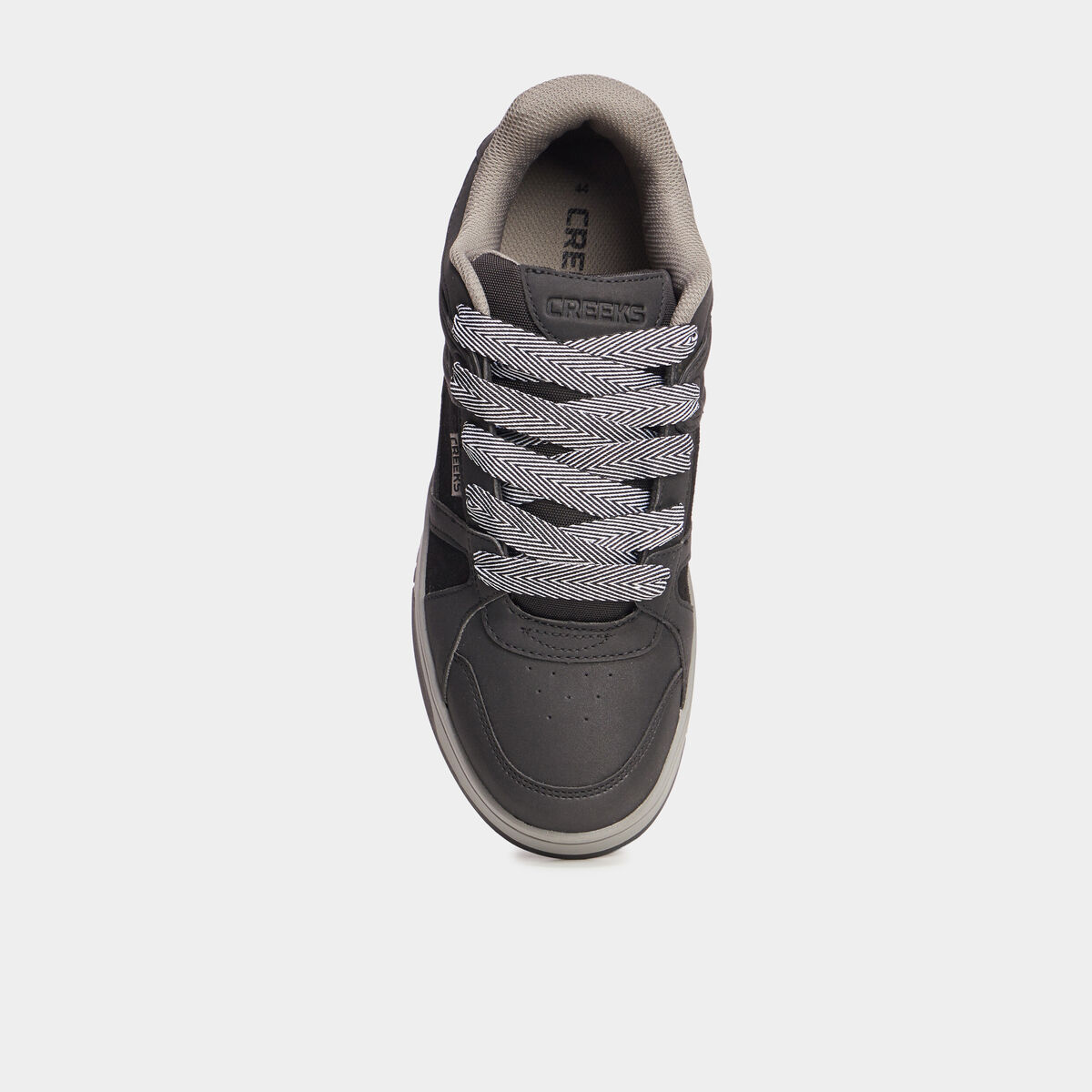 Tennis basses à lacets noir homme
