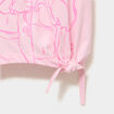T-shirt nou&eacute; coton Les Sisters rose fille