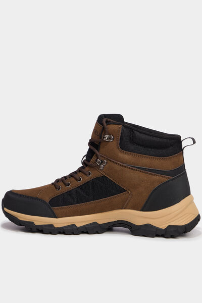 Baskets montantes &agrave; lacets multicolore homme