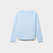 Pull col rond La reine des neiges bleu fille