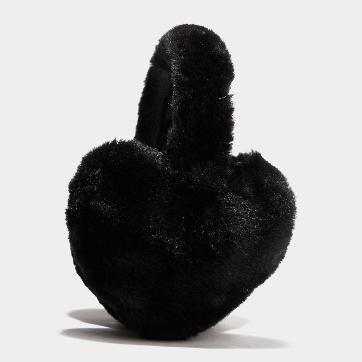Caches-oreilles fausse fourrure noir fille