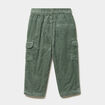 Pantalon effet velours c&ocirc;tel&eacute; vert &eacute;meraude b&eacute;b&eacute; gar&ccedil;on
