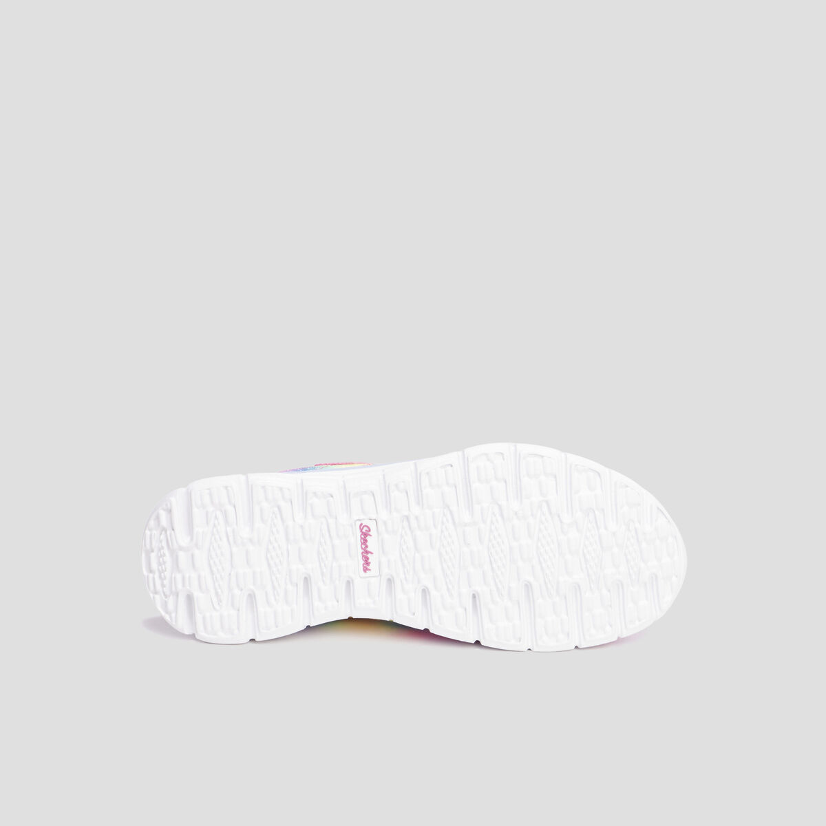 Baskets running à scratchs Sketchers multicolore fille