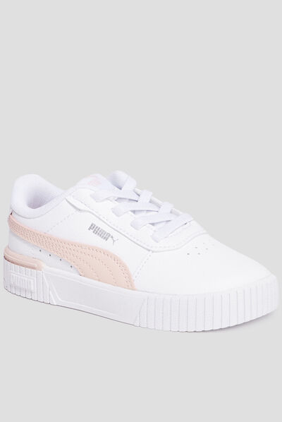 Tennis basses Puma Carina 2.0 blanc fille