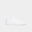 Baskets plates blanc homme