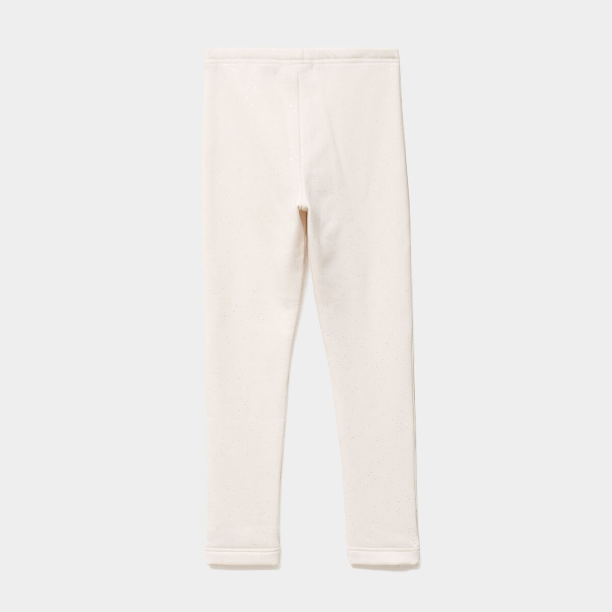 Legging doubl&eacute; chaud beige fille