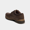 Derbies &agrave; lacets semelle crant&eacute;e marron fonc&eacute; homme