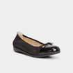 Ballerines en cuir Confortissimo noir femme