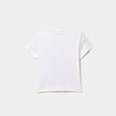 T-shirt coton manches courtes Minnie blanc fille