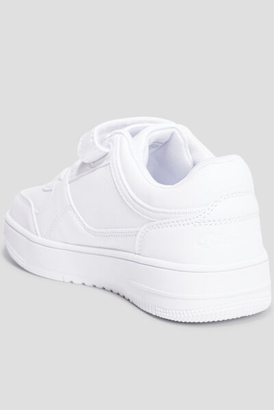 Tennis à lacets Champion Rebound blanc garçon