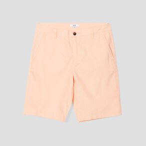 short chino droit lin majoritaire rose clair homme Short chino droit lin majoritaire rose clair homme