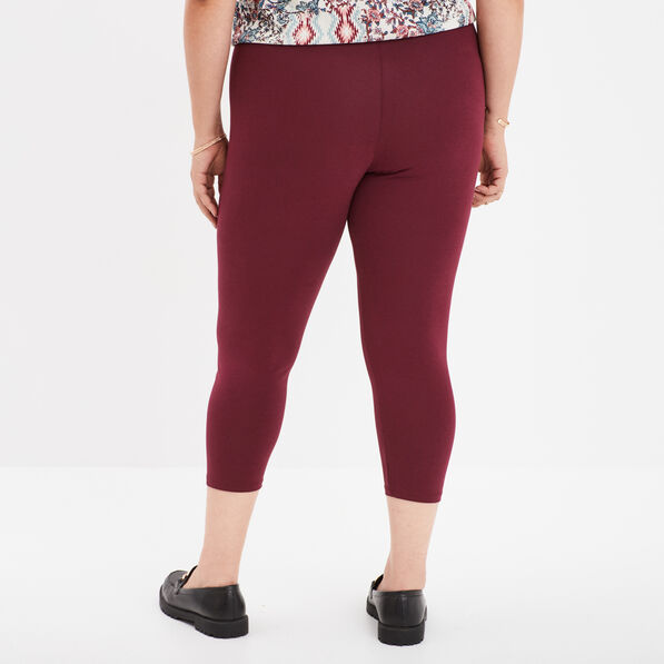 leggings 78eme bordeaux femmegt Leggings 7/8ème bordeaux femme grande taille