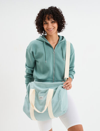Sac bowling vert pastel femme