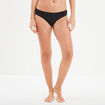 Culotte microfibre sans coutures noir femme