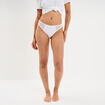 String coton majoritaire blanc femme