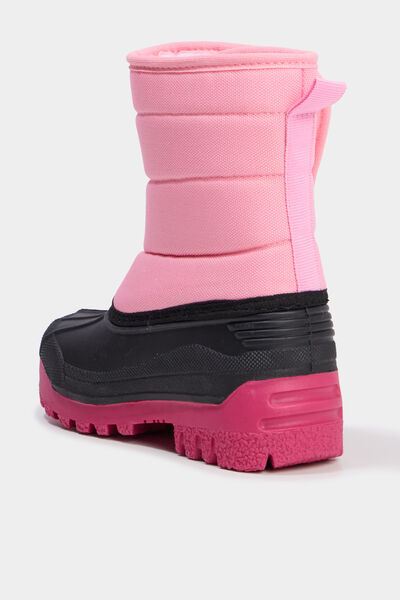 Bottes de neige fourr&eacute;es rose b&eacute;b&eacute; fille