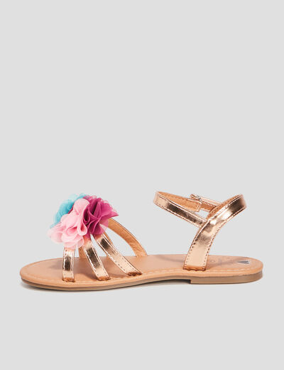 Sandales Liberto rose champagne fille