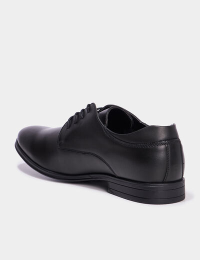 Derbies lacées noir homme