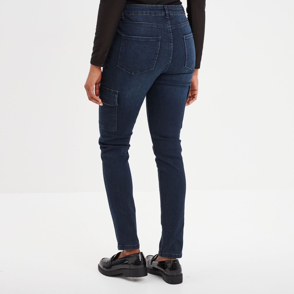 Jeans skinny battle Liberto denim blue black femme
