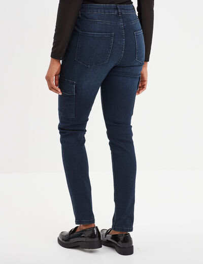 Jeans skinny battle Liberto denim blue black femme