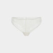 Tanga en dentelle ivoire femme