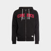 Sweat zippé à capuche Creeks noir homme