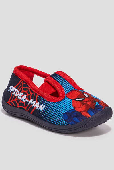 Chaussons sans gêne Spider-Man bleu garçon