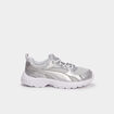 Baskets running &agrave; lacets Puma Milenio gris argent fille