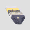 Lot 5 slips coton jaune garçon