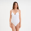 Body string ajustable blanc femme