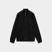 Gilet zipp&eacute; col montant noir homme
