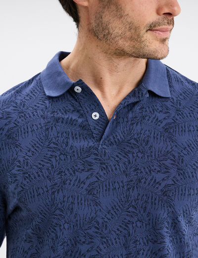 Polo manches courtes Creeks bleu foncé homme