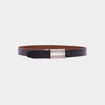 Ceinture réversible noir homme