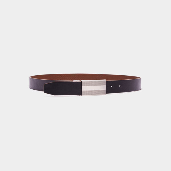 Ceinture réversible noir homme