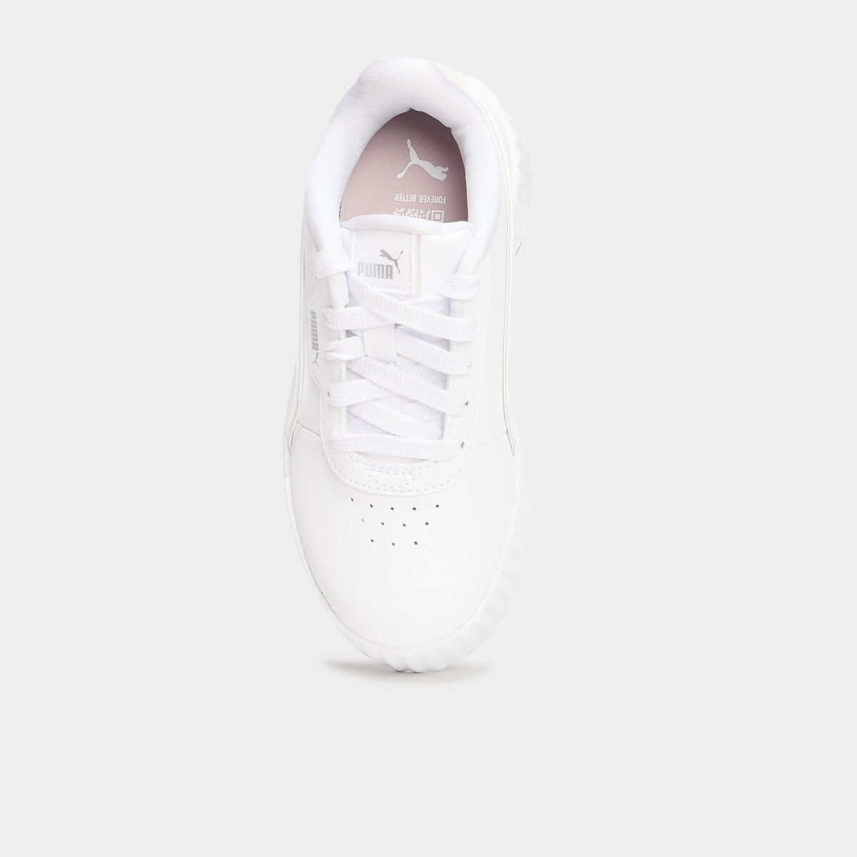 Tennis basses &agrave; lacets Puma mauve fille