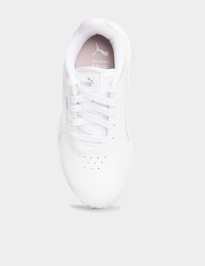 Tennis basses à lacets Puma mauve fille