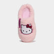 Chaussons fausse fourrure Hello Kitty rose fille