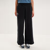 Pantalon de jogging molletonn&eacute; Kappa noir femme