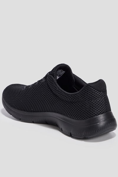 Runnings &agrave; lacets Skechers Summits noir femme