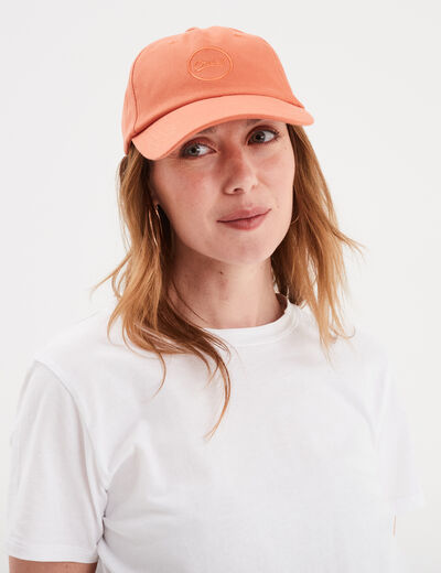 Casquette Creeks orange foncé femme