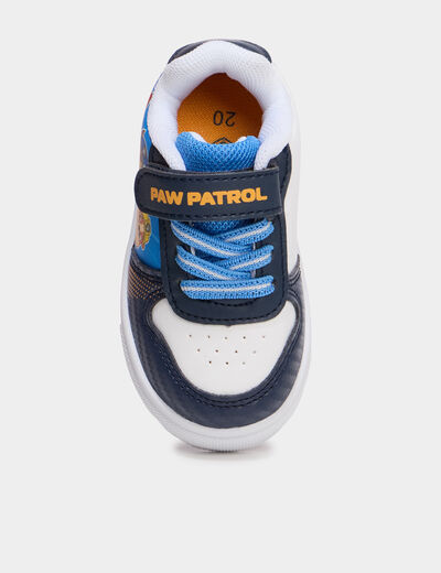 Baskets &agrave; lacets Pat Patrouille bleu b&eacute;b&eacute; gar&ccedil;on
