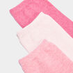 Lot 5 paires chaussettes coton rose mixte