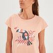 Ensemble pyjama 2 pièces rose saumon femme