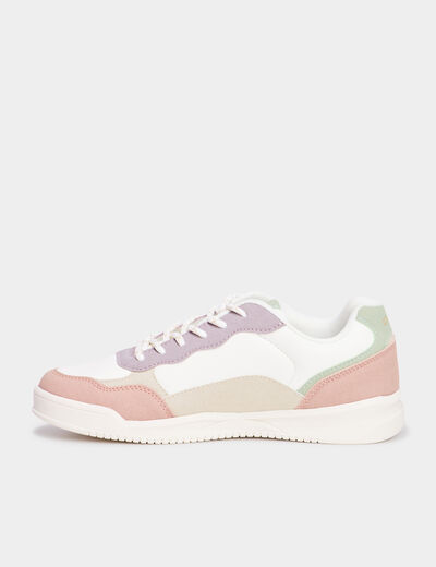Tennis basses à lacets Creeks multicolore femme