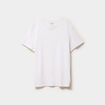 T-shirt en coton manches courtes blanc homme