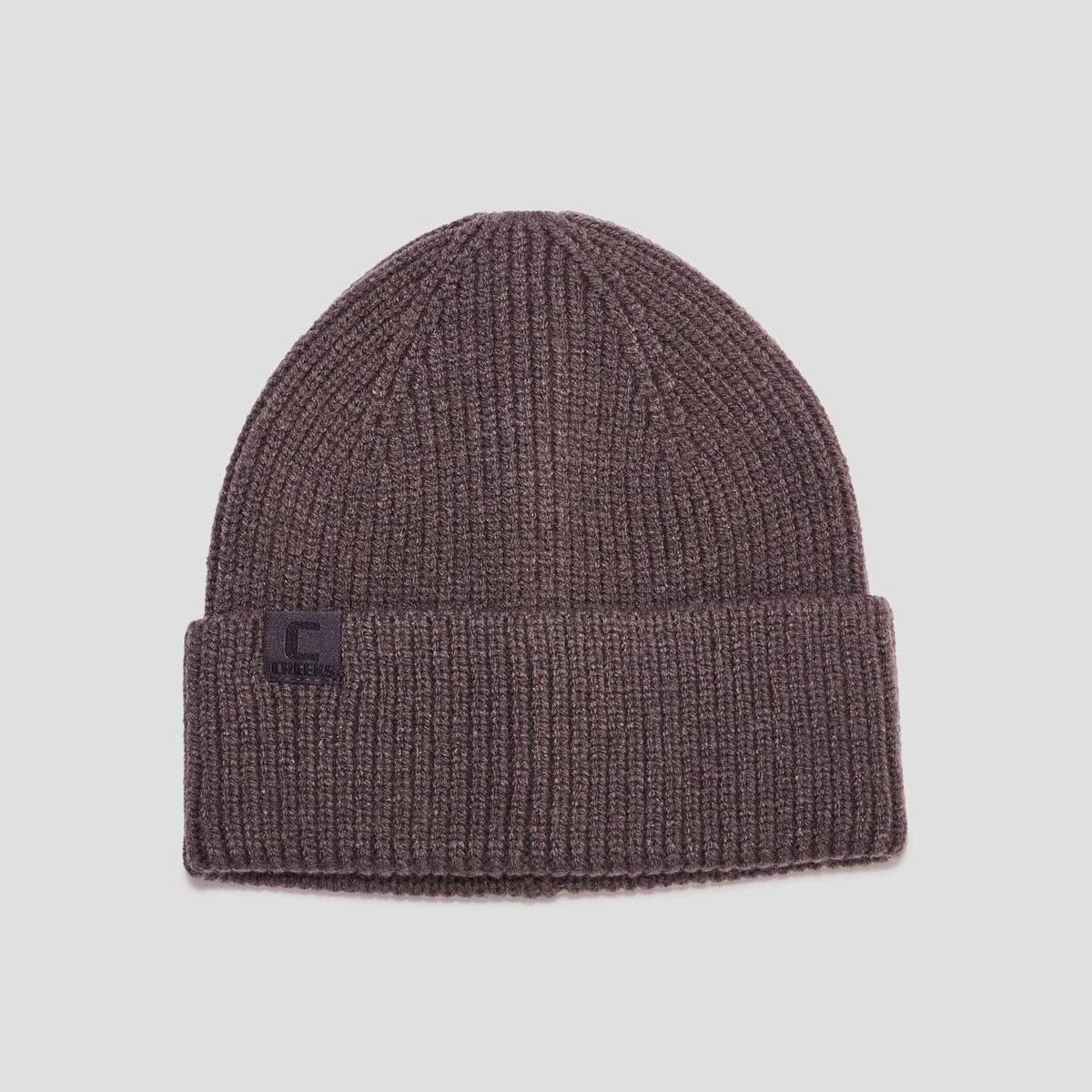 Bonnet tricoté gris mixte