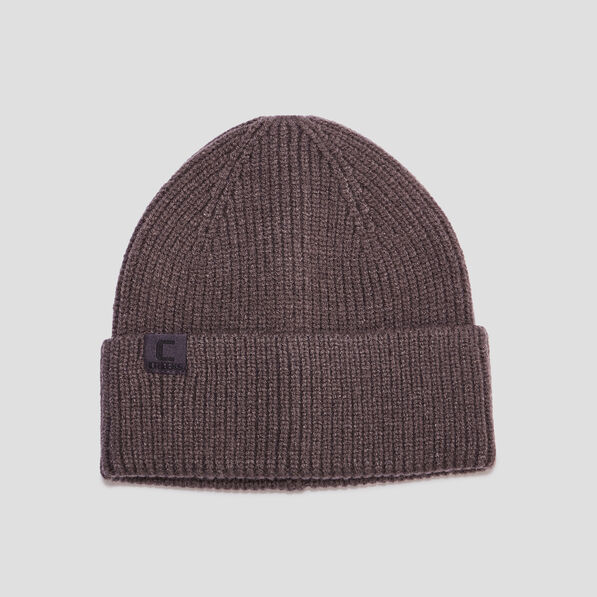 bonnet tricote gris mixte Bonnet tricoté gris mixte